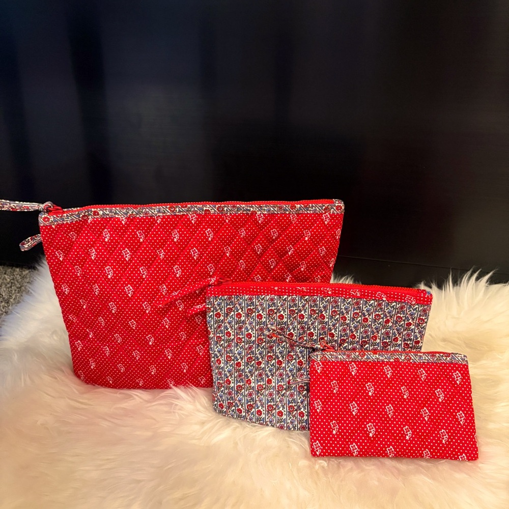 Vera Bradley Three Pouch Set